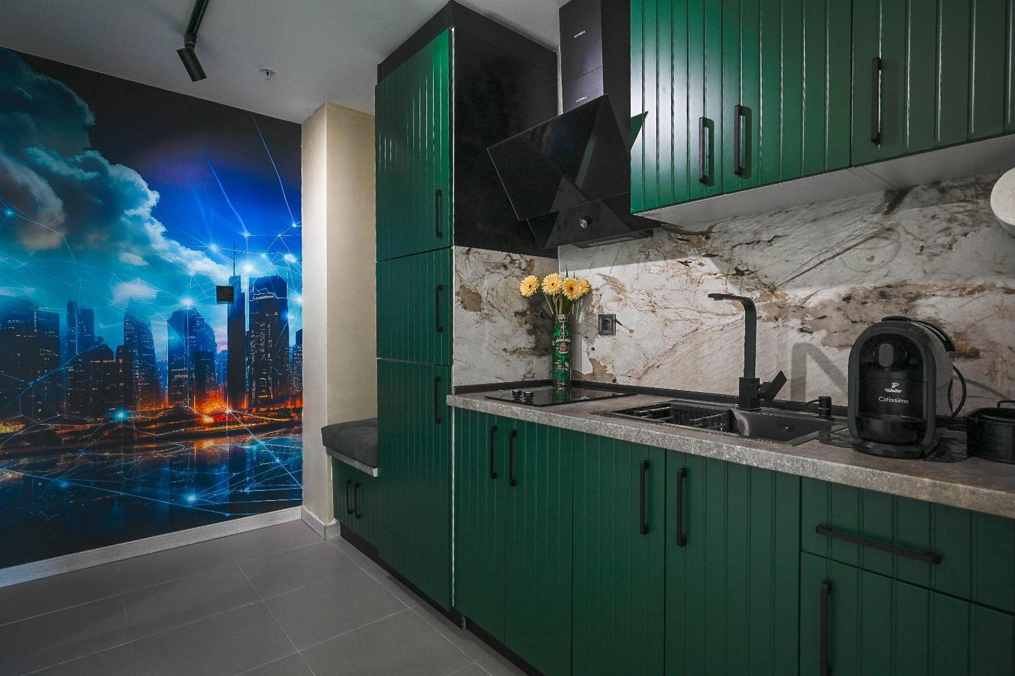 Alfred Sky Smart Apartment 29Th Spa Included Skopje Exterior photo
